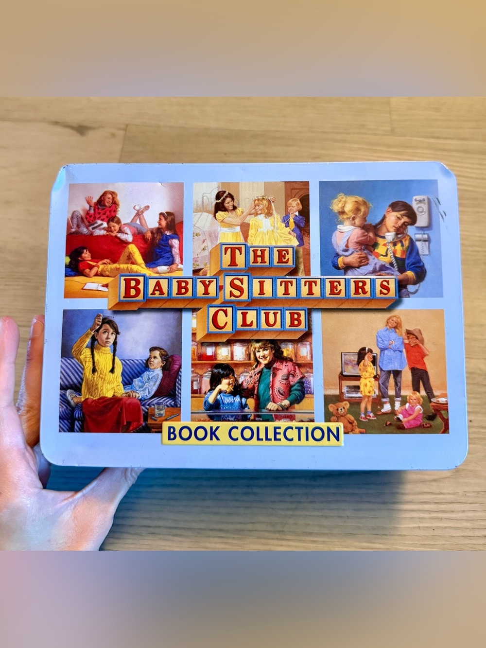 The Babysitters Club Retro Book Collection Tin ONLY!! Ann M. Martin #1-6 Kidcore